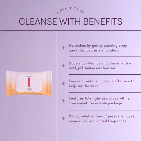 Cleanse with Benefits Wipes