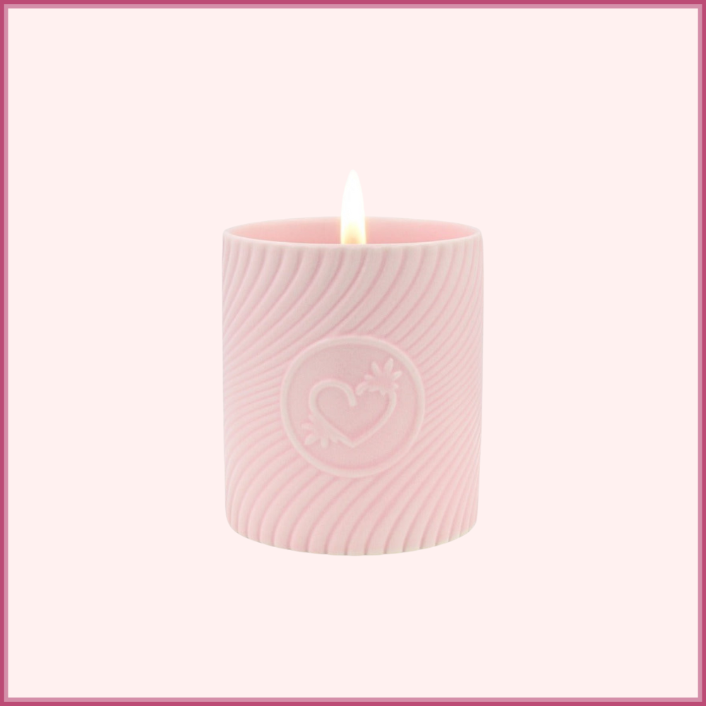 Pink Massage Candle - Strawberries & Champagne