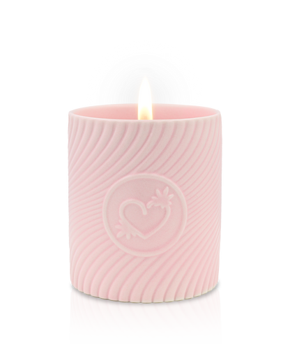Pink Massage Candle - Strawberries & Champagne